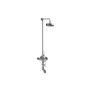 Graff Thermostatic wall-mounted shower system with bathtub spout and showerhead