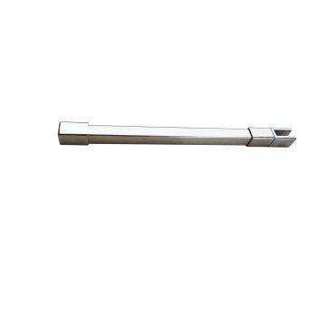 Saneux 8mm Walk-in ceiling support arm 450mm Polished Aluminium