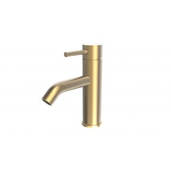 Saneux COS Basin Mixer   Brushed Brass