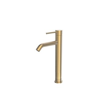 Saneux COS Tall Mixer   Brushed Brass