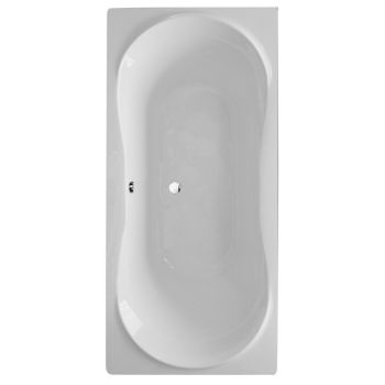 Comet 1800 x 800mm Round Double-Ended Straight Bath