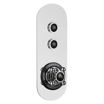 Topaz Twin Push Button Shower Valve - CPB6311