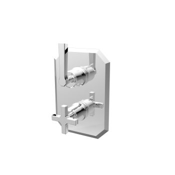 Saneux Cromwell 2-way thermostatic shower - Lever Handle Chrome