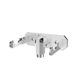Saneux Cromwell Outlet elbow with handspray dock Chrome
