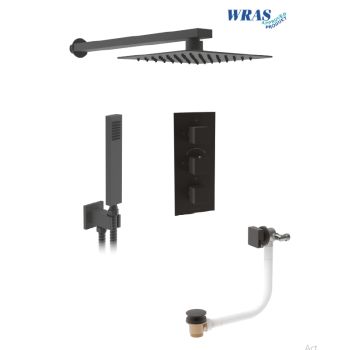 Saneux TOOGA 3-Way Shower Kit Matte Black