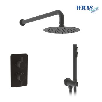 Saneux COS 2-Way Shower Kit Matte Black