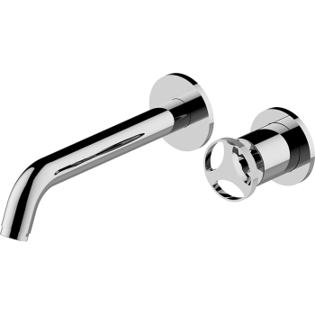 Graff HARLEY Wall-mounted progressive basin mixer - 19cm spout (Trim only)