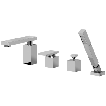 Graff Deck-mounted bathtub mixer with hand shower set - 2310200
