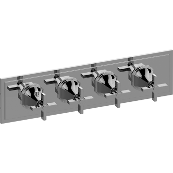 Graff M-Series Valve Trim with Four Handles - Trim only - 5523680