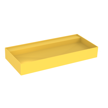 Saneux ICON 100 x 45 cm Vessel basin NO /TH - Sit on only - California Yellow