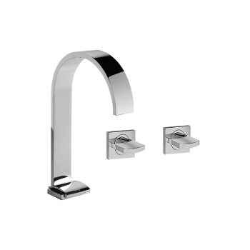 Graff Basin mixer with wall-mounted valves with 16,5cm spout-high