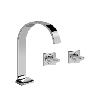 Graff Basin mixer with wall-mounted valves with 19 cm spout-high