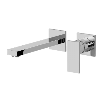 Graff SOLAR Wall-mounted basin mixer with 25cm spout - exposed parts