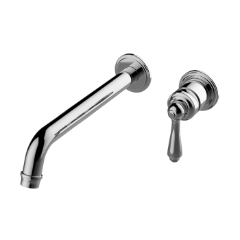 Graff CAMDEN Wall-mounted basin mixer with 23,4cm spout - exposed parts