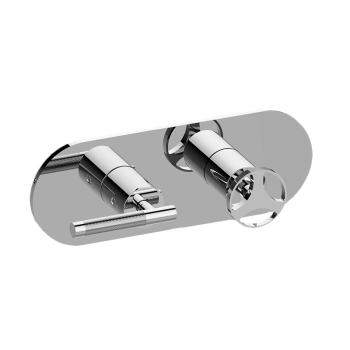 Graff M-Series Valve horizontal Trim with Two Handles - Trim only - 5395450