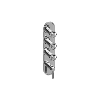 Graff VINTAGE M-Series Valve Trim with Four Handles - Trim only - 5521400