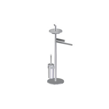 Graff Free standing set with towel bar, toilet brush and tissue holder