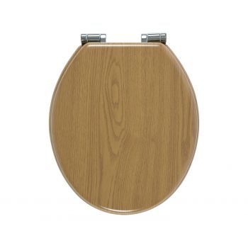 Holborn Wooden Soft-Close Toilet Seat - Natural Oak