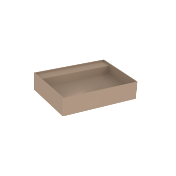 Saneux ICON 60 x 45 cm Vessel basin NO /TH - Sit on only - Sandstone
