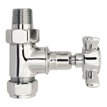 Victorian X-head rad valves straight - HT379