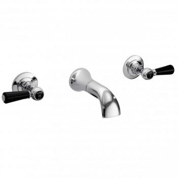Wall Mount 3TH Basin Tap Dome Lever - BC417DL
