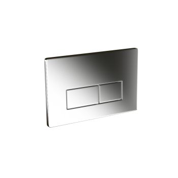 Saneux Flush Plate - Brushed Stainless Steel, square