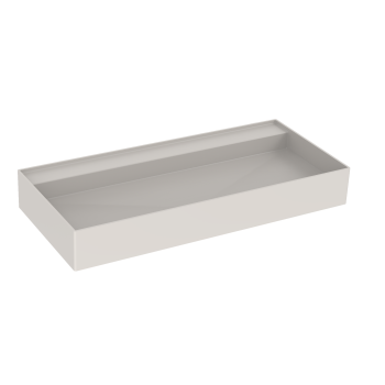 Saneux ICON 100 x 45 cm Vessel basin NO /TH - Sit on only - Natural Stone