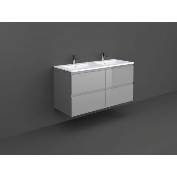 Joy 1210mm 4 Drawer Wall-Hung Vanity Unit - Urban Grey