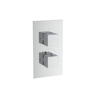 Saneux 2 way thermostatic valve handle with plate, Square