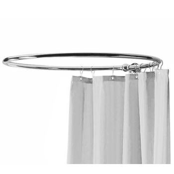 Round Shower Ring Curtain Not Supplied - LA386