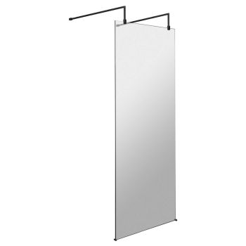 800 Wetroom Screen with Arms and H Feet - BGPAF080