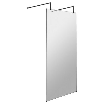 900 Wetroom Screen with Arms and H Feet - BGPAF090