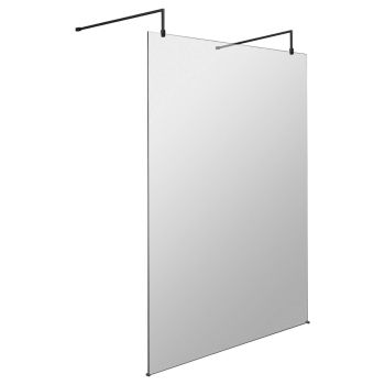 1400 Wetroom Screen with Arms and H Feet - BGPAF14