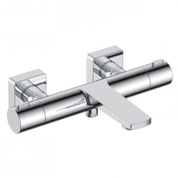 RAK-Blade Wall Mounted Exposed Thermostatic Bath Shower Mixer