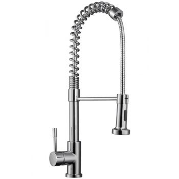 Rome Pull Out Side Lever Kitchen Sink Mixer