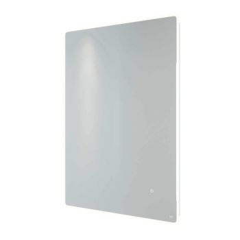 RAK-Amethyst 600x800 LED Illuminated Portrait Mirror with demister,shavers socket and touch sensor switch