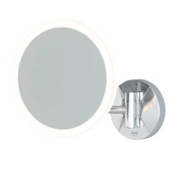 RAK-Demeter Plus LED Illuminated Round 3x Magnifying Mirror with magnetic pull out switch