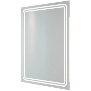 RAK-Pluto 600x800 LED Illuminated Portrait Mirror with demister,shavers socket and touch sensor switch