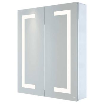 RAK-Sagittarius 600x700 LED Illuminated Mirrored Bluetooth Cabinet with demister,shavers socket and infra red switch