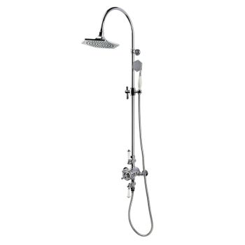 RAK-Washington Exposed Thermostatic Shower Column with Fixed Head and Shower Kit