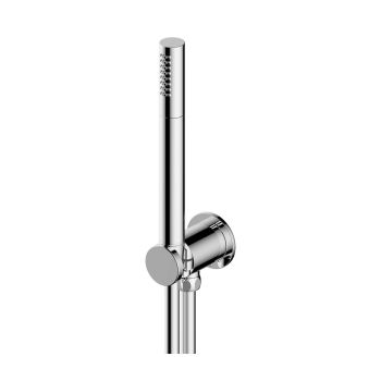RAK Single Function Shower Kit in Brushed Nickel (Including Integral Wall Outlet)