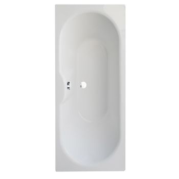 Luna 1700 x 750mm Round Double-Ended Straight Bath