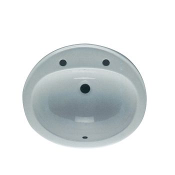 Maria 560mm Over-the-Counter Basin - 2 Tap Holes