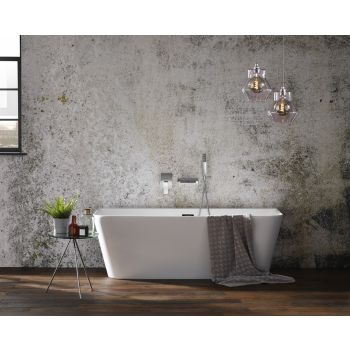 Mono Luxury Back-To-Wall Freestanding Bath