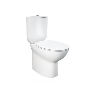 Morning Flush-To-Wall Toilet with Soft-Close Seat