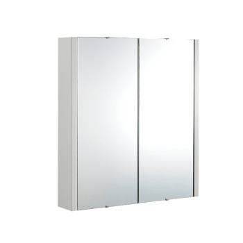 600mm 2 Door Turin Mirror Cabinet - NVM413