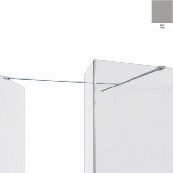 RAK-Feeling Side Panel Fixing Kit in Grey  (Bracing Bar with T Connector)