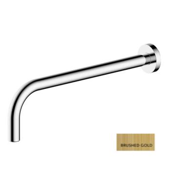 RAK 350mm Wall Arm in Brushed Gold