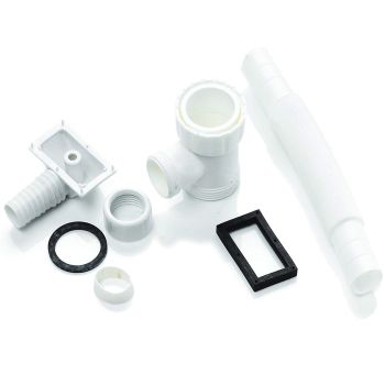 Overflow Plumbing Kit excluding Overflow Plate (Book out O/Fcover with this product)