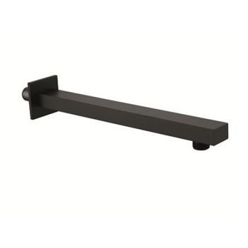 300mm Wall Arm Square in Black